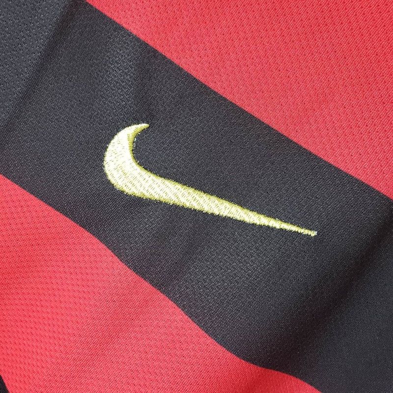 Camisa Flamengo Retrô 2009 Vermelha e Preta - Nike