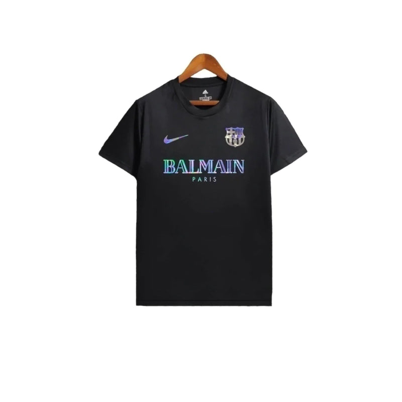 Camisa Barcelona x Balmain 24/25 s/n° Torcedor Masculino - Preta